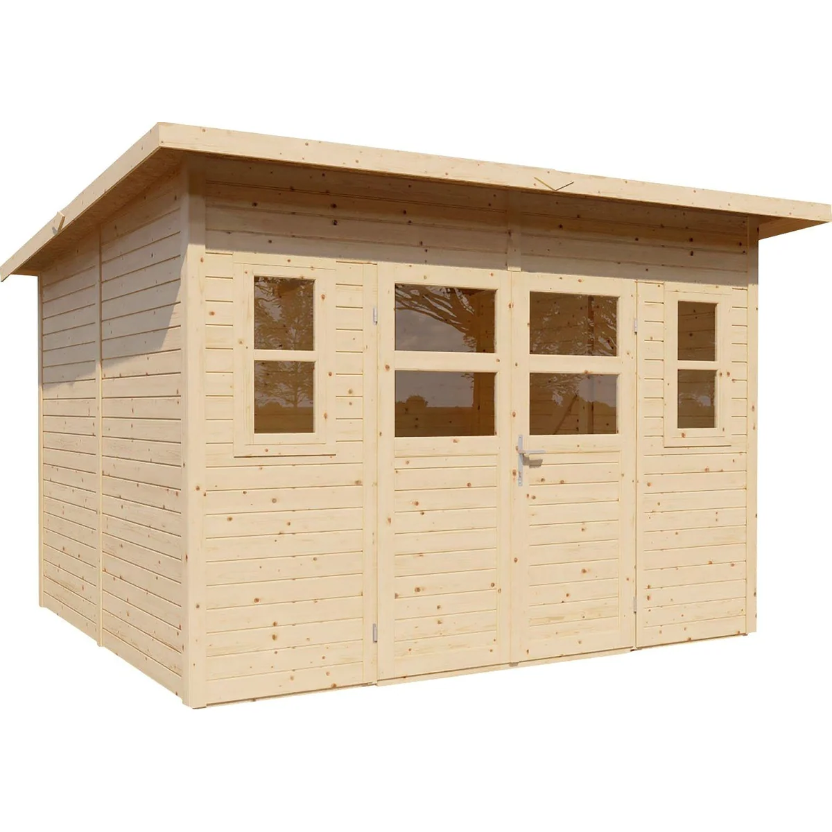 KONIFERA Gartenhaus Felix 4, modernes Design, inklusive Fußboden 2