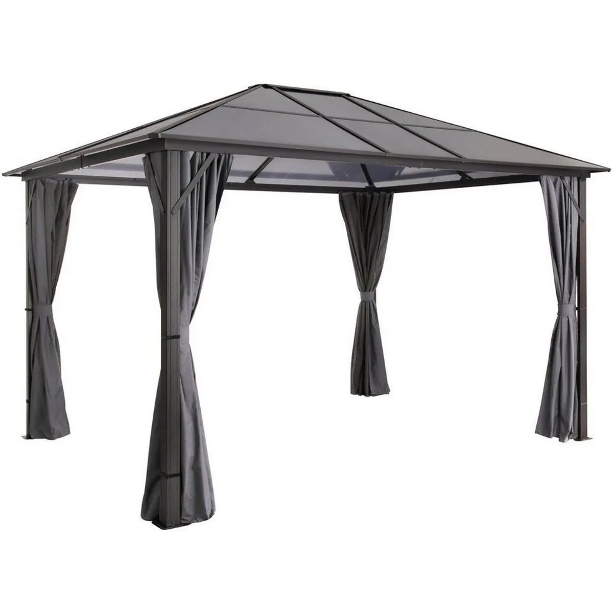 KONIFERA Pavillon Aruba, elegantes Design, wetterfest, mit Sichtschutz 2