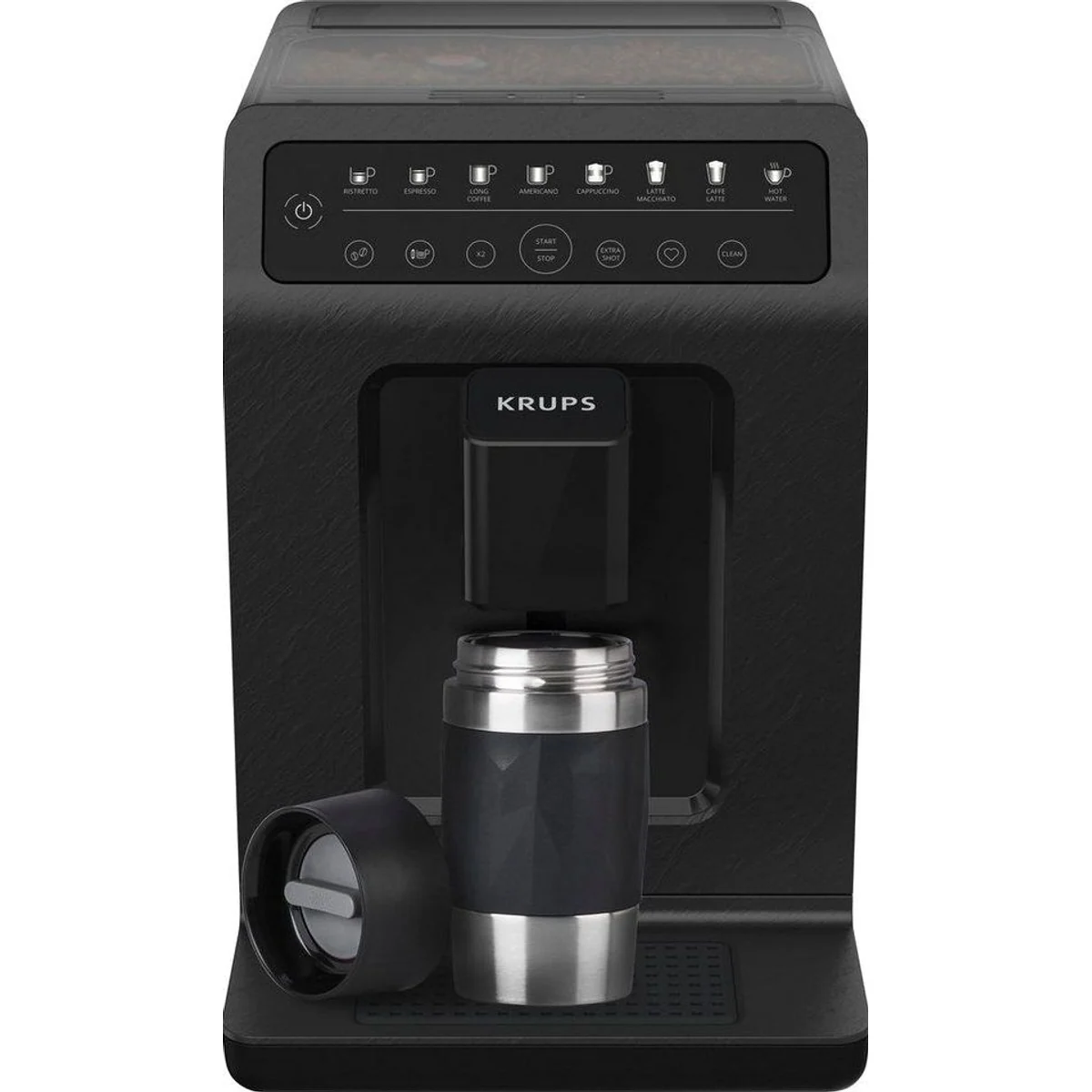 Krups EA897B Evidence ECOdesign, 62% recycelter Kunststoff, 8 Kaffee-Programme, One-Touch-Cappuccino 2