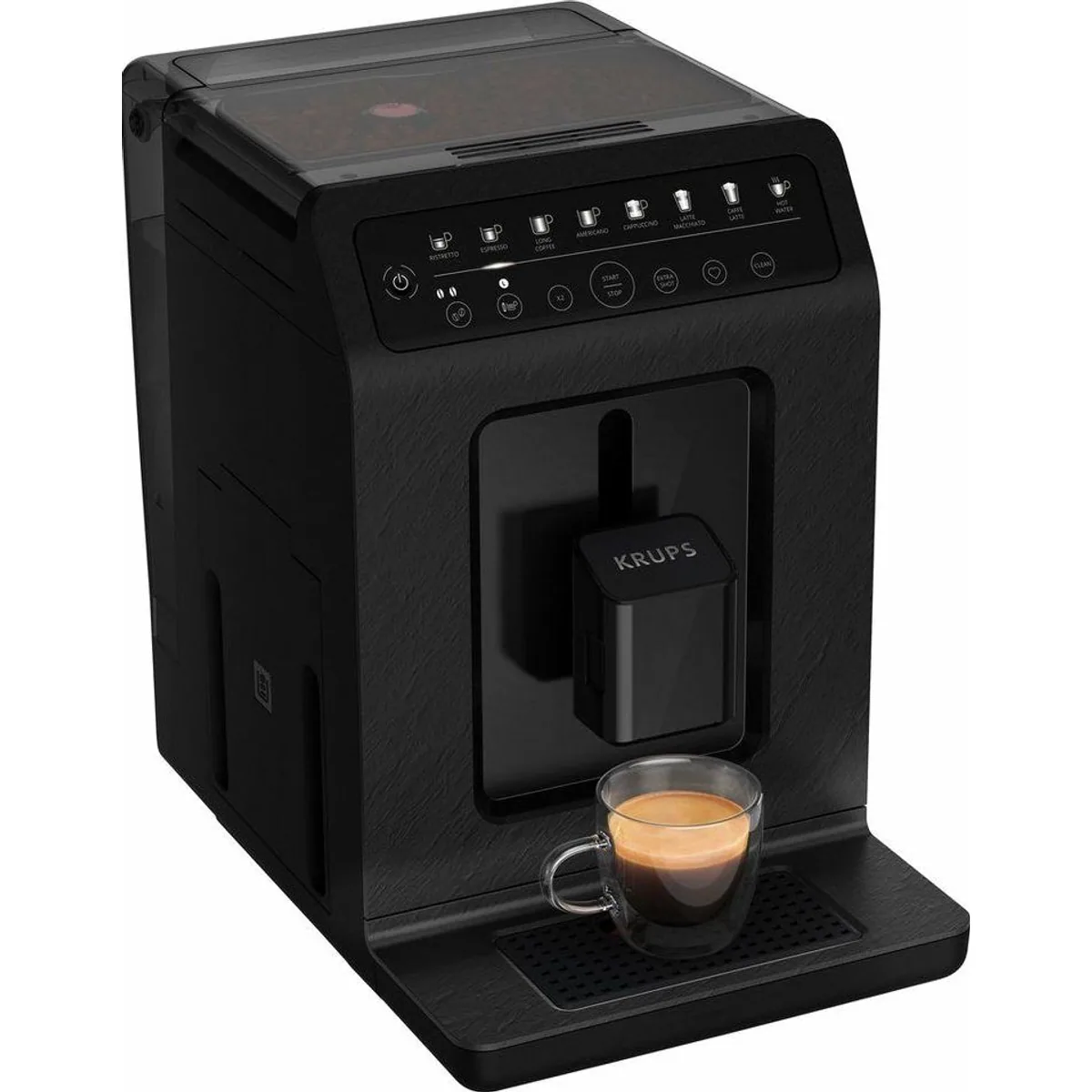 Krups EA897B Evidence ECOdesign, 62% recycelter Kunststoff, 8 Kaffee-Programme, One-Touch-Cappuccino 4