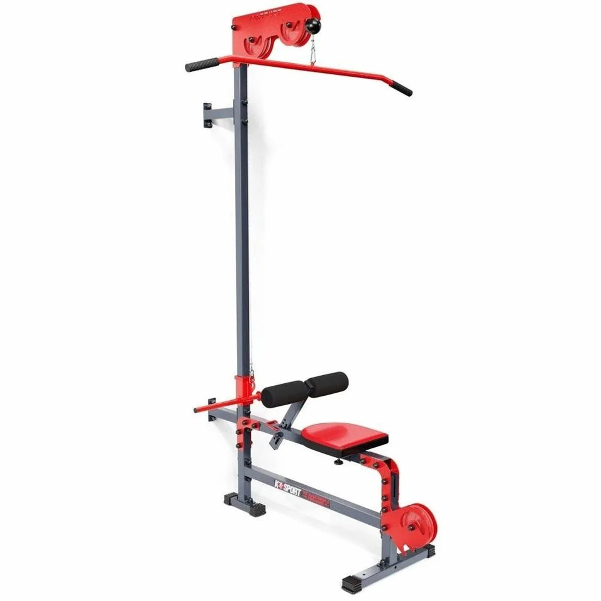 K-SPORT Kraftstation, Kabelzug & Latzug-Stange, bis 200 kg belastbar