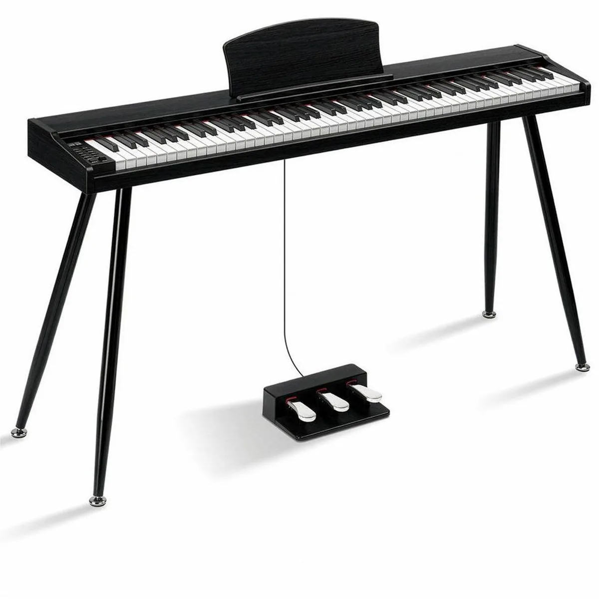 LALAHO Digitalpiano E-Piano 88 Tasten, Halbgewichtete Tasten, Bluetooth & MIDI