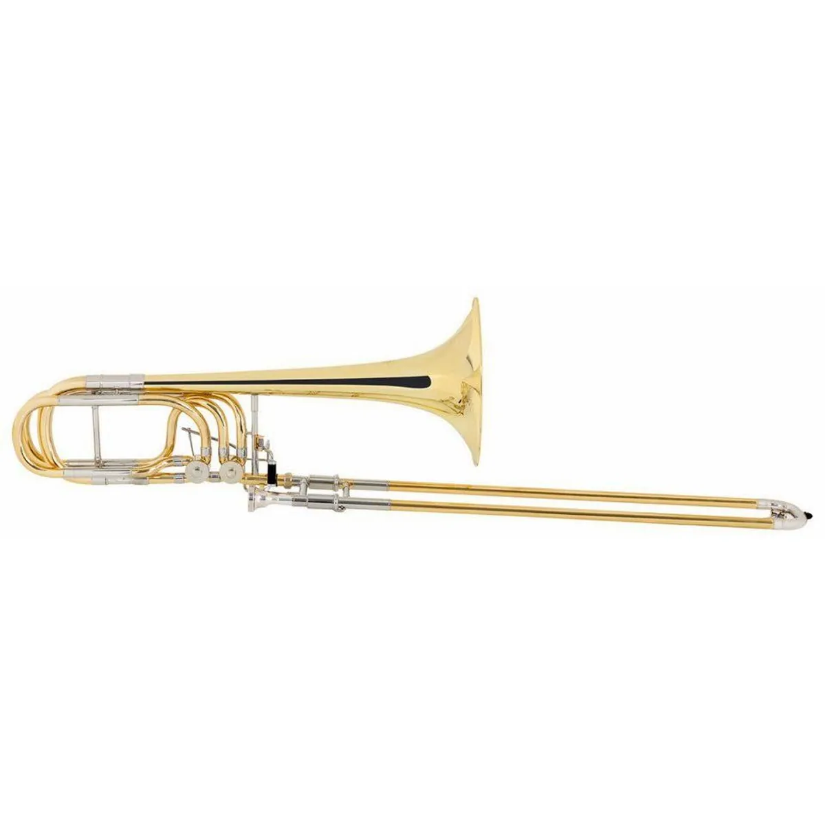 Lechgold BP-18L Bassposaune, kraftvoller Klang, vielseitige Ventile, inkl. Koffer und Mundstück