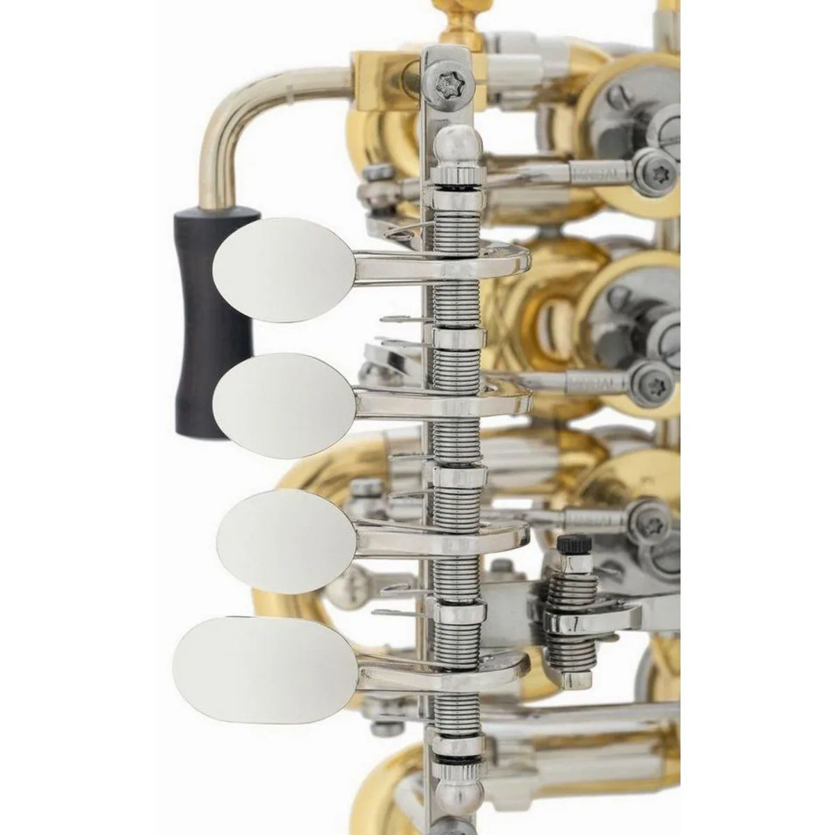Lechgold Piccolo-Trompete PT-21/4L, 4 Mundrohre, Messing, ergonomisch 3