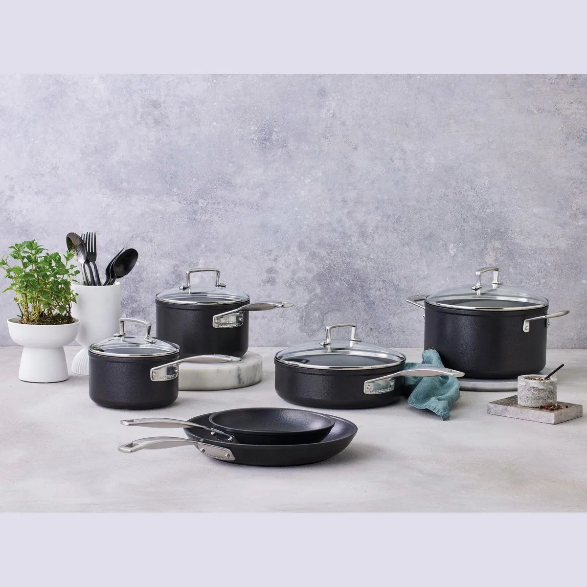 Le Creuset Essential Pfannenset, 2-teilig, keramikbeschichtet & leicht zu reinigen 5