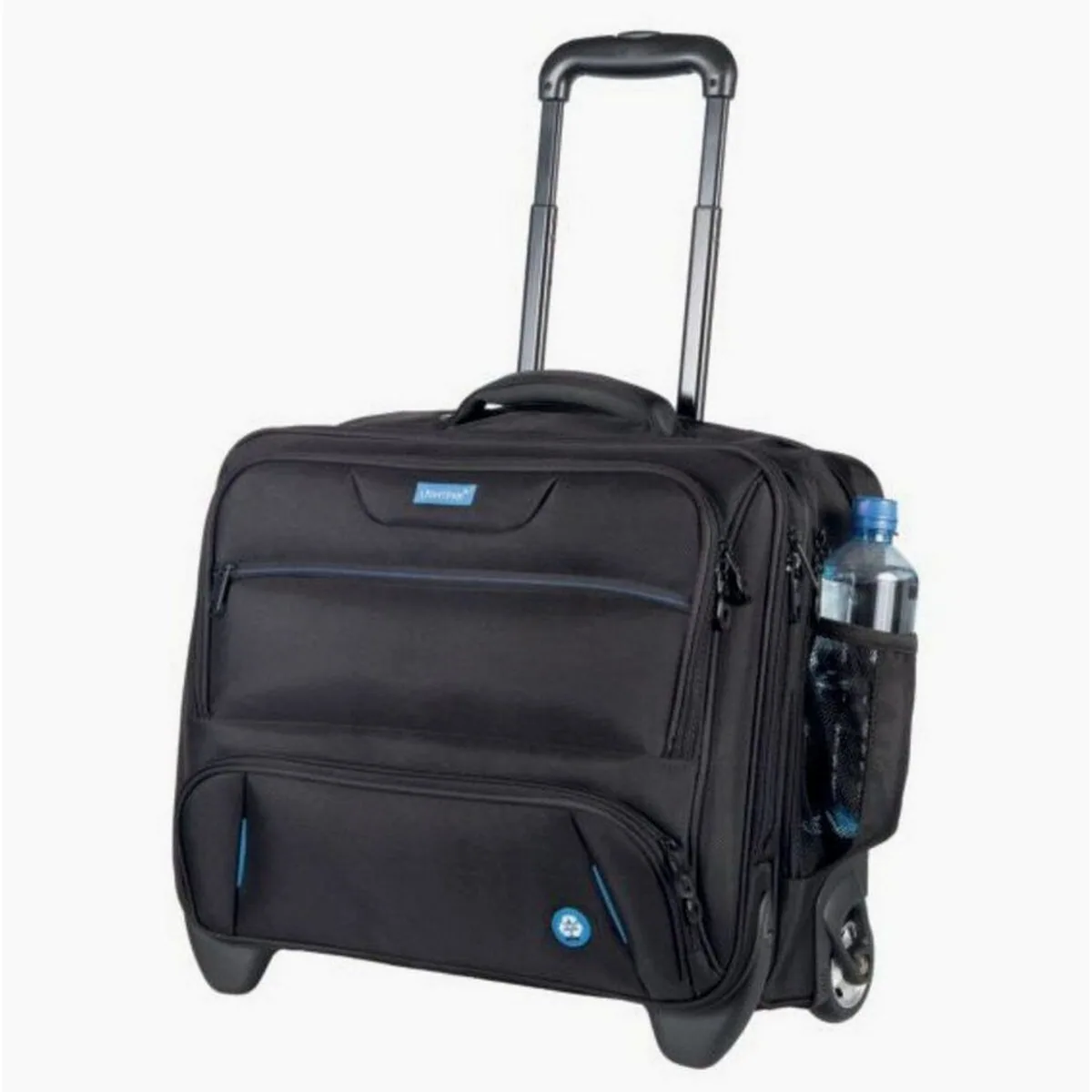 LIGHTPAK Reisetasche Business Trolley, 17 Zoll Laptopfach, RPET Material