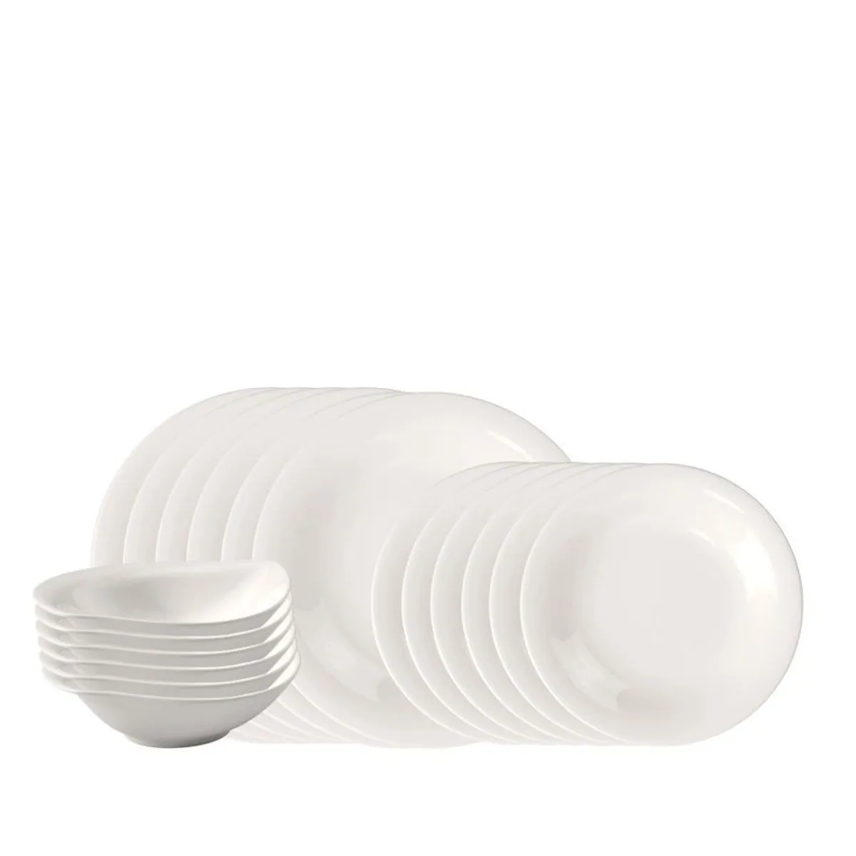 like. by Villeroy & Boch Geschirr-Set Essential, 18-teilig für 6 Personen
