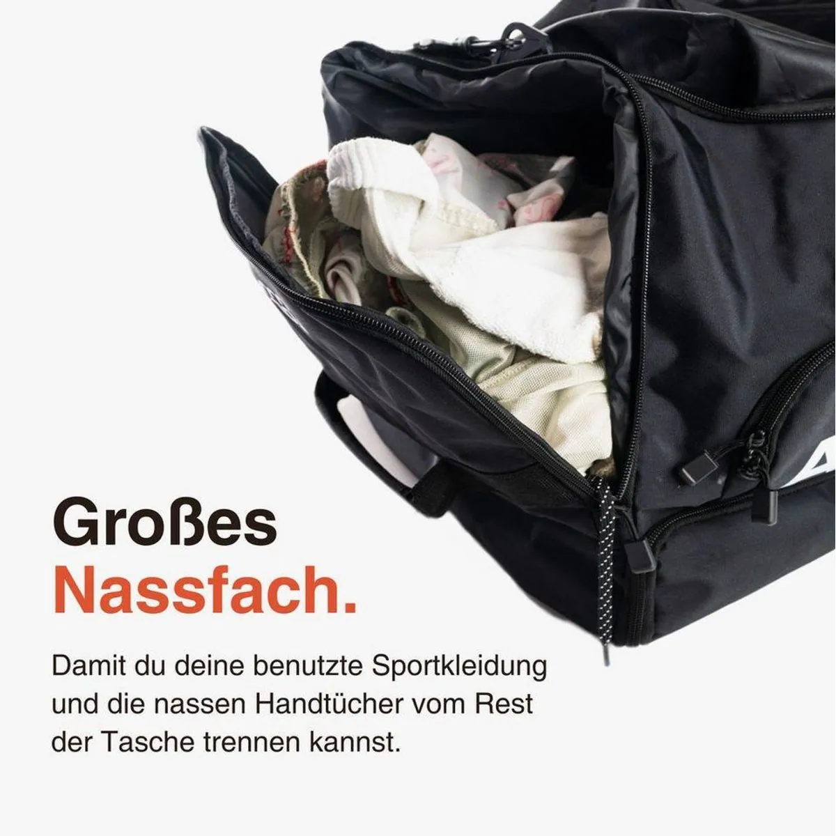 LODA sports Trolley 75L, geräumig, mit Rollen & Rucksackfunktion 3