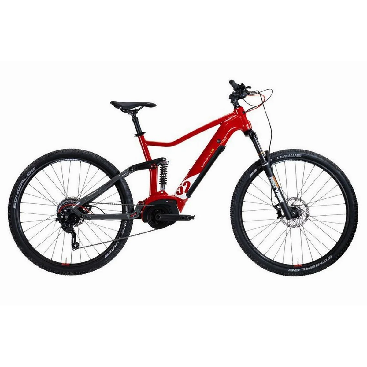 Lombardo Sempione E-Bike Mountainbike, Bosch Motor 500 Wh, 10-Gang Shimano
