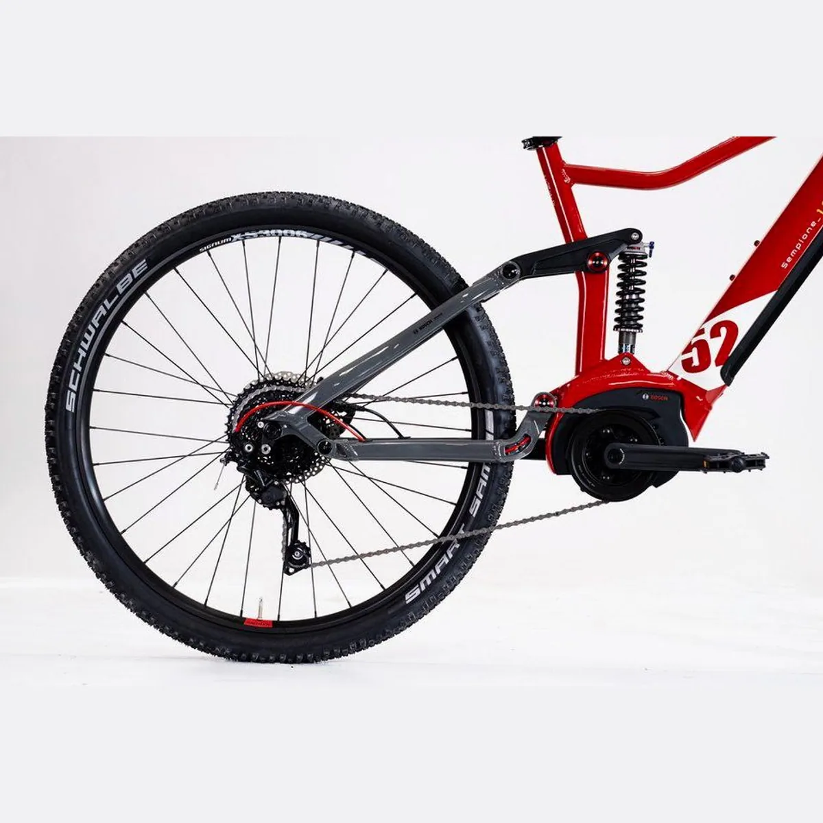 Lombardo Sempione E-Bike Mountainbike, Bosch Motor 500 Wh, 10-Gang Shimano 4