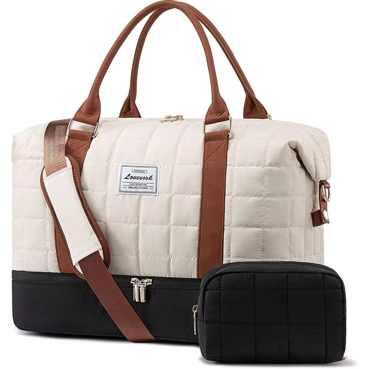 LuxusKollektion Weekender Damen Reisetasche, wasserdicht, große Kapazität, Handgepäckgröße