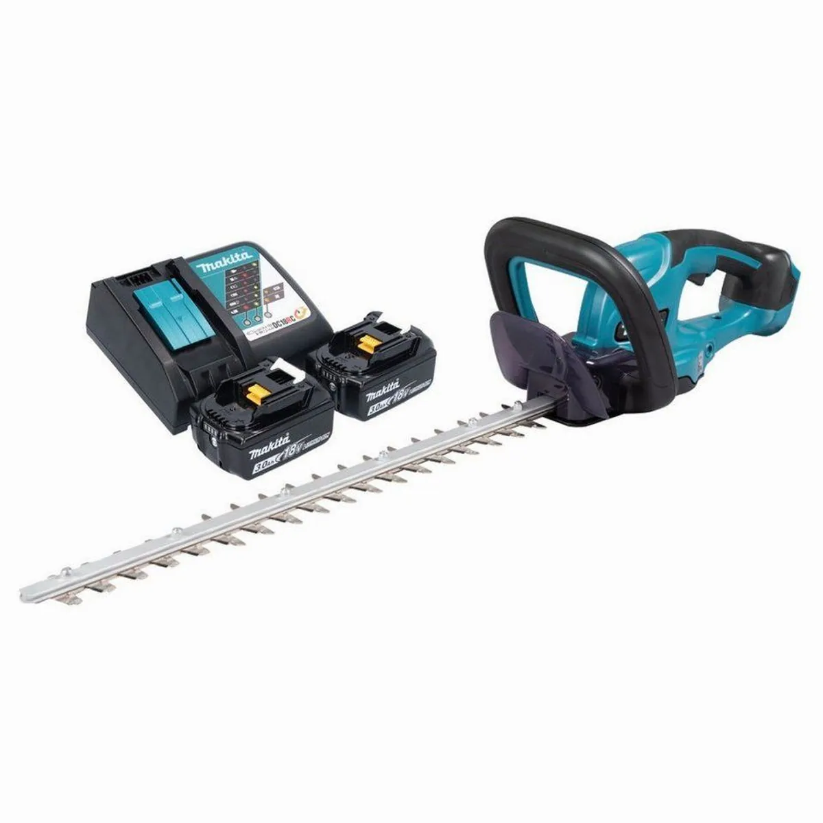 Makita DUH 507 Akku-Heckenschere, 18 V, 50 cm Schnittlänge, 2 Akkus 3,0 Ah 2