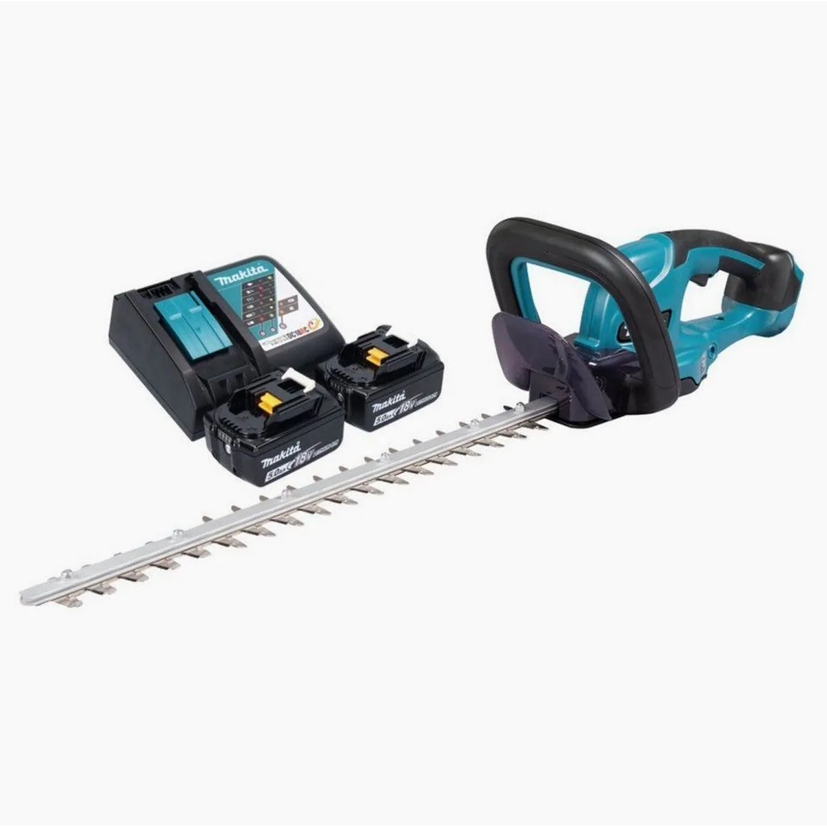 Makita DUH 507 Akku-Heckenschere, 18 V, 50 cm Schnittlänge, 2x 5,0 Ah Akku 2