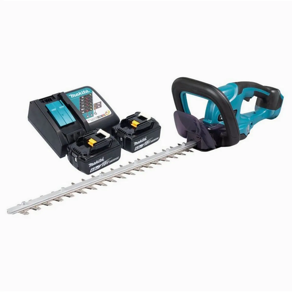 Makita DUH 507 Akku-Heckenschere, 18 V, 50 cm Schnittlänge, 2x 6,0 Ah Akku 2