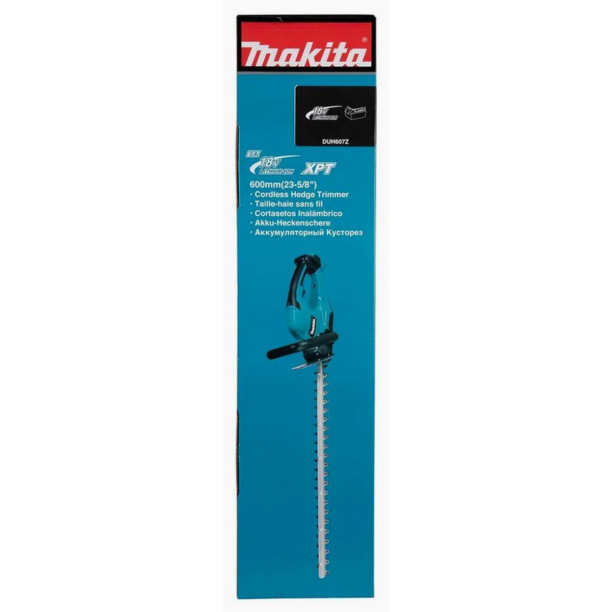 Makita DUH607Z Akku-Heckenschere, 600 mm Klinge, 15 mm Schnittstärke, ergonomischer Griff 4