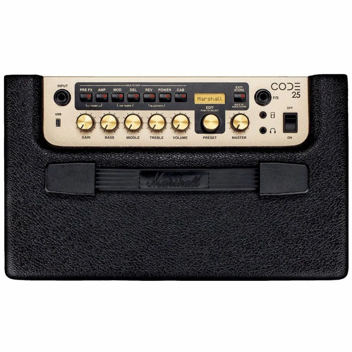 Marshall CODE 25 Combo-Verstärker, 100 Presets, Bluetooth, Audio-Interface 2