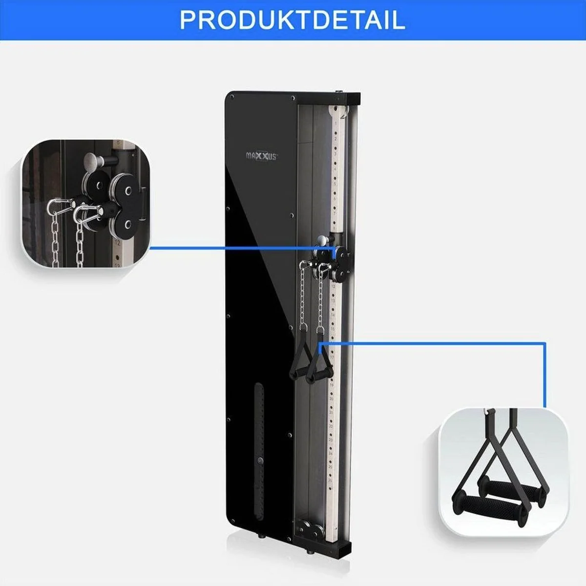 MAXXUS SmartGym H1 Kraftstation, flexible Gewichtsanpassung, kompakte Bauweise 5
