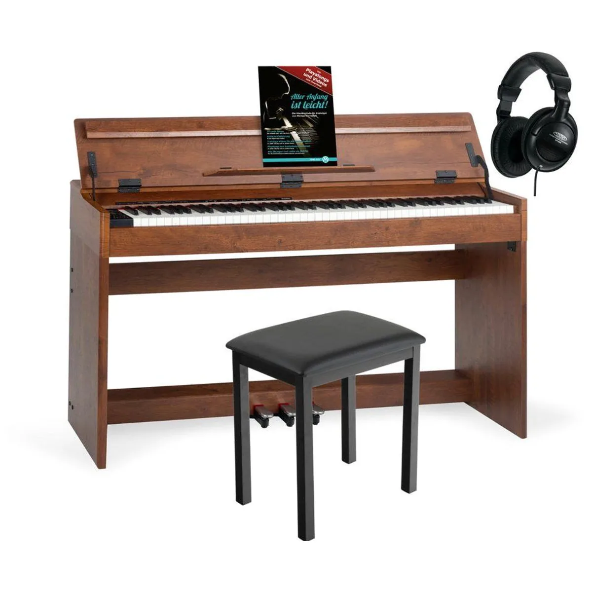 McGrey DP-18 Digitalpiano, 88 gewichtete Tasten, 128 Klänge, 600 Begleitrhythmen