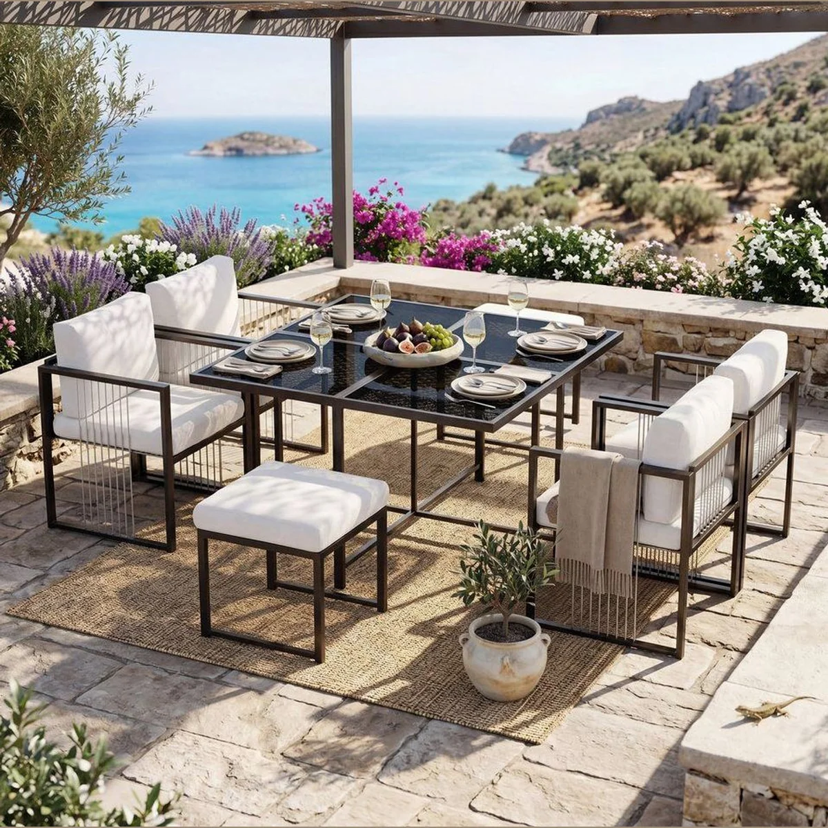MC Star Gartenlounge-Set, 7-teilig, witterungsbeständig und komfortabel 2