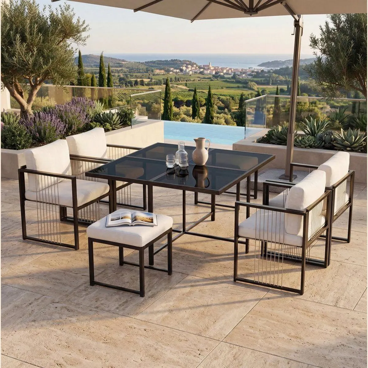 MC Star Gartenlounge-Set, 7-teilig, witterungsbeständig und komfortabel 3