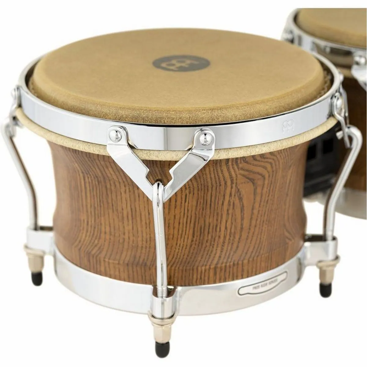 Meinl WB500ZFA-M Woodcraft Bongos, 7" + 9", amerikanische Esche, True Skin Kuhfelle 5