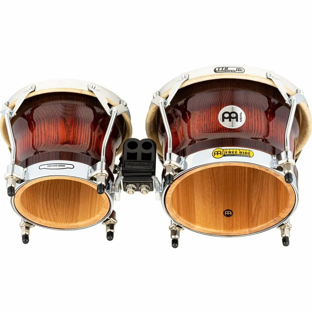 Meinl Woodcraft Bongos WB500AMB, 7" & 9" Durchmesser, hochwertige Verarbeitung 4