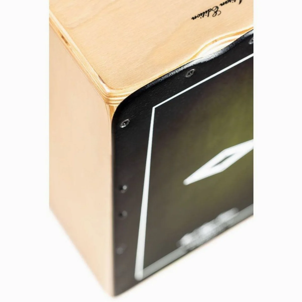 Meinl Artisan Pickup Cajon PAESLDOB, Snare-System, Handgefertigt in Spanien, Dark Olive Burst 3