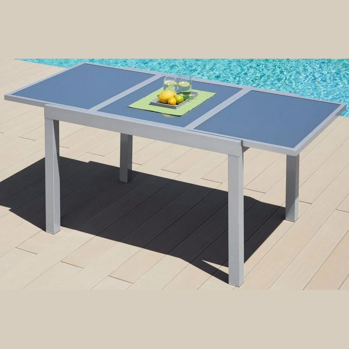 MERXX Amalfi Gartentisch, ausziehbar von 180-240 cm, stabil & leicht 2