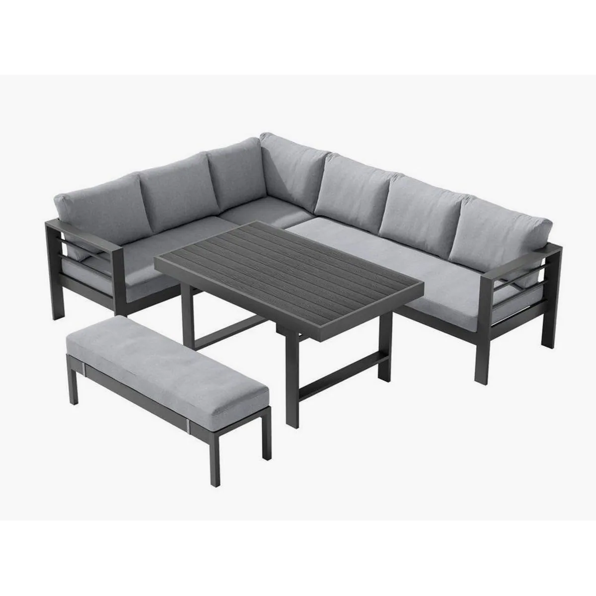 MeXo Gartenlounge-Set, wetterfest & pflegeleicht, für 6-8 Personen 2