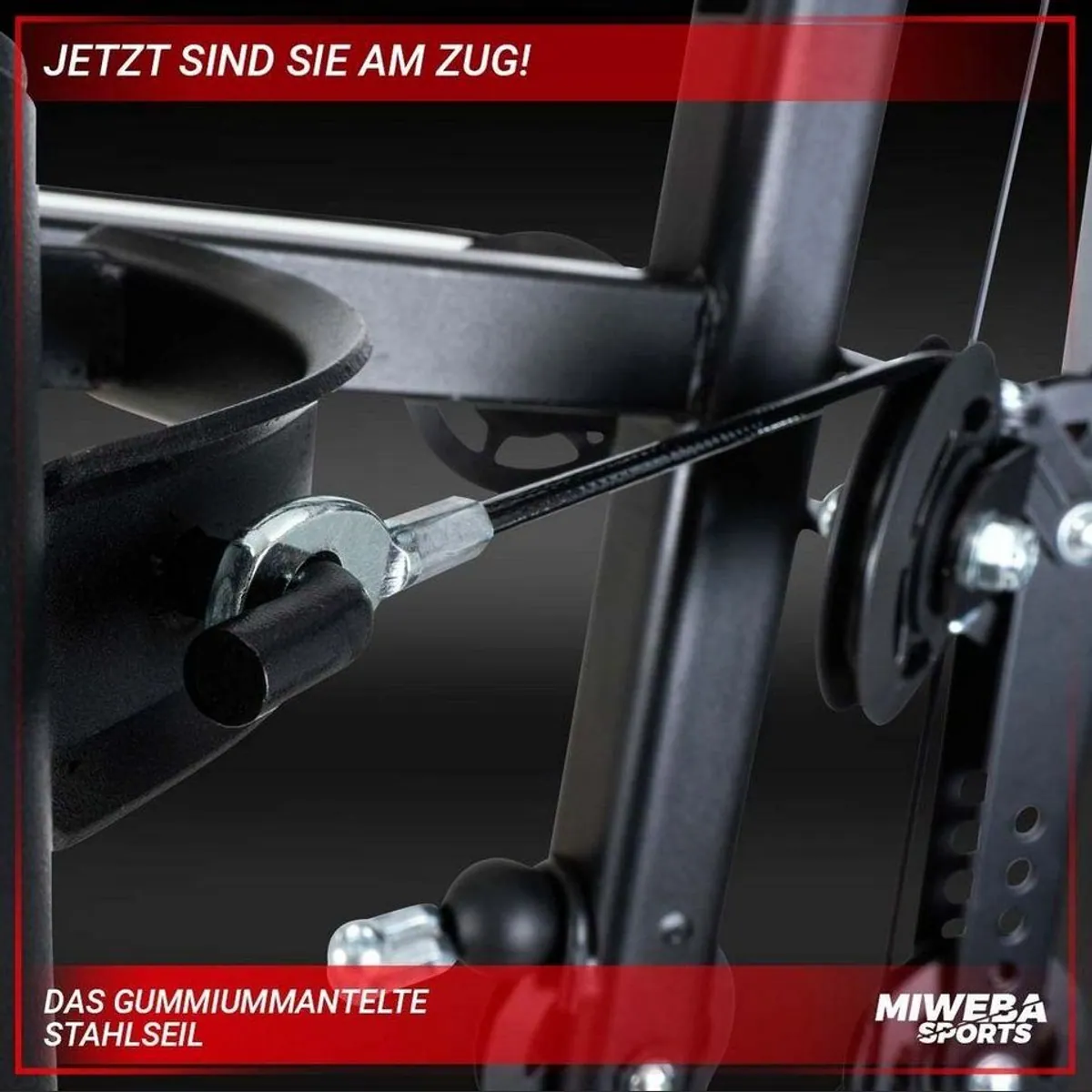 Miweba Sports MK500 Kraftstation, 60 kg Gewichtblock, vielfältige Trainingsmöglichkeiten 5