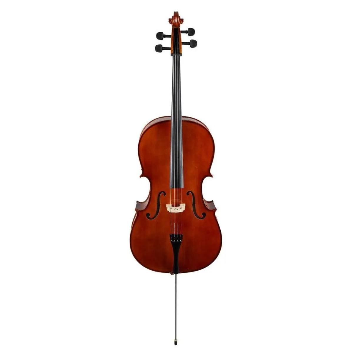 Monzani CG106 Student Cello 4/4, massive Fichtendecke, Ahornkorpus, gut spielbarer Bogen