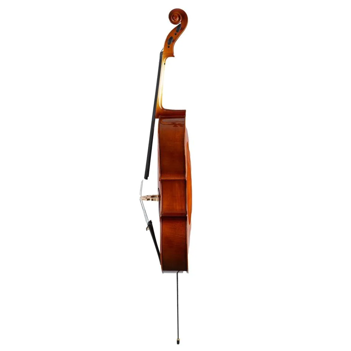 Monzani CG106 Student Cello 4/4, massive Fichtendecke, Ahornkorpus, gut spielbarer Bogen 3