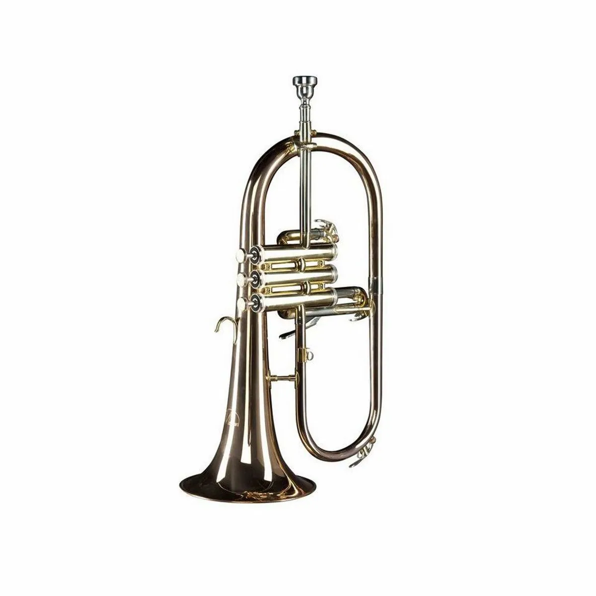 Monzani MZFH-333 Bb-Flügelhorn, weicher Sound, Kupferkorpus, Trigger-Funktion