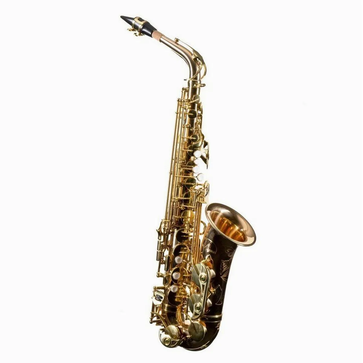 Monzani MZAS-533 II GM Alt Saxophon, druckvoller Sound, ergonomische Mechanik, inkl. Koffer