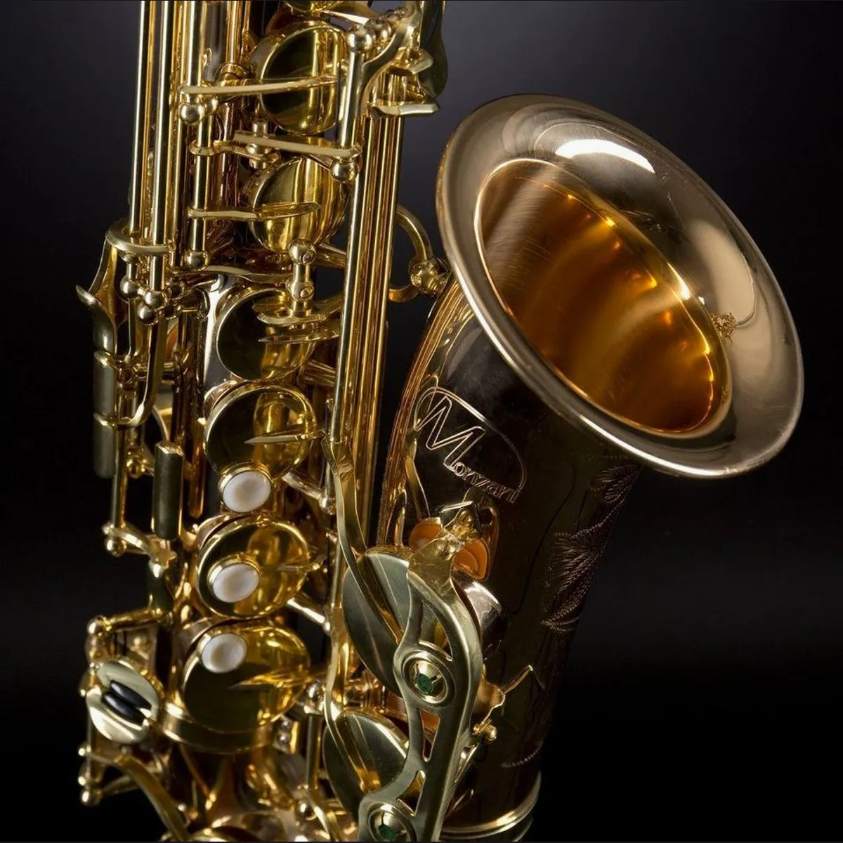 Monzani MZAS-533 II GM Alt Saxophon, druckvoller Sound, ergonomische Mechanik, inkl. Koffer 5