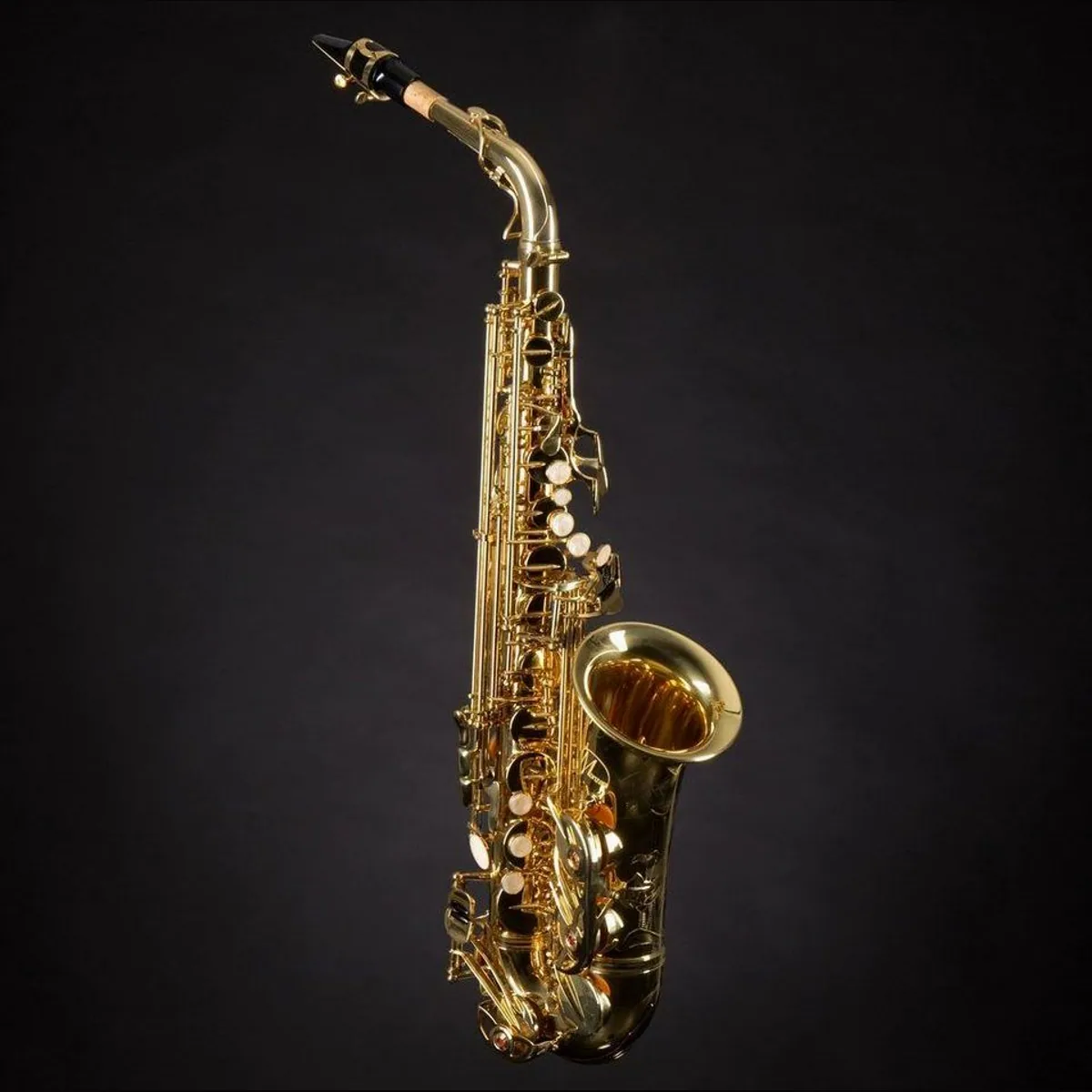Monzani MZAS-350Y Alt Saxophon, leichter Klang, präzise Mechanik, hochwertige Polster 2