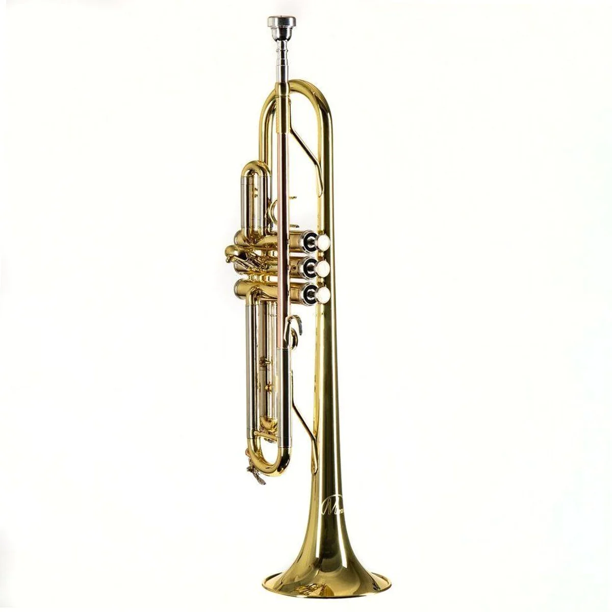 Monzani MZTR-233L Bb-Trompete, leichter Klang, geringes Gewicht, inkl. Koffer