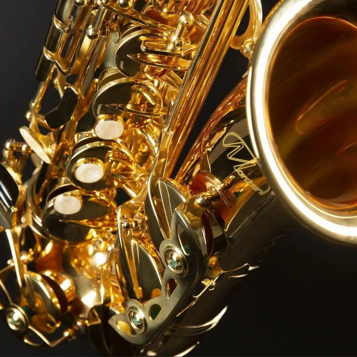 Monzani MZAS-90L Alt Saxophon, leichtes Gewicht, volle Klangqualität, einfach zu spielen 4