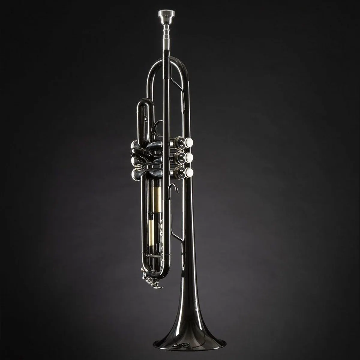Monzani MZTR-118 Bb-Trompete, heller Klang, leichtes Gewicht, stylishes Anthrazit 2