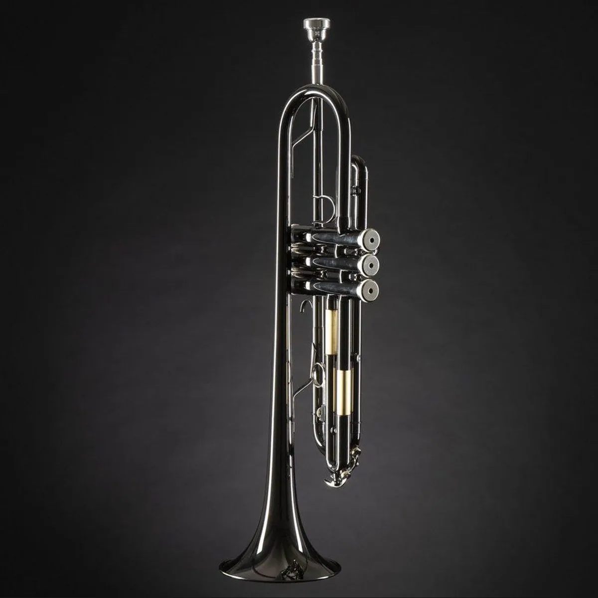 Monzani MZTR-118 Bb-Trompete, heller Klang, leichtes Gewicht, stylishes Anthrazit 3