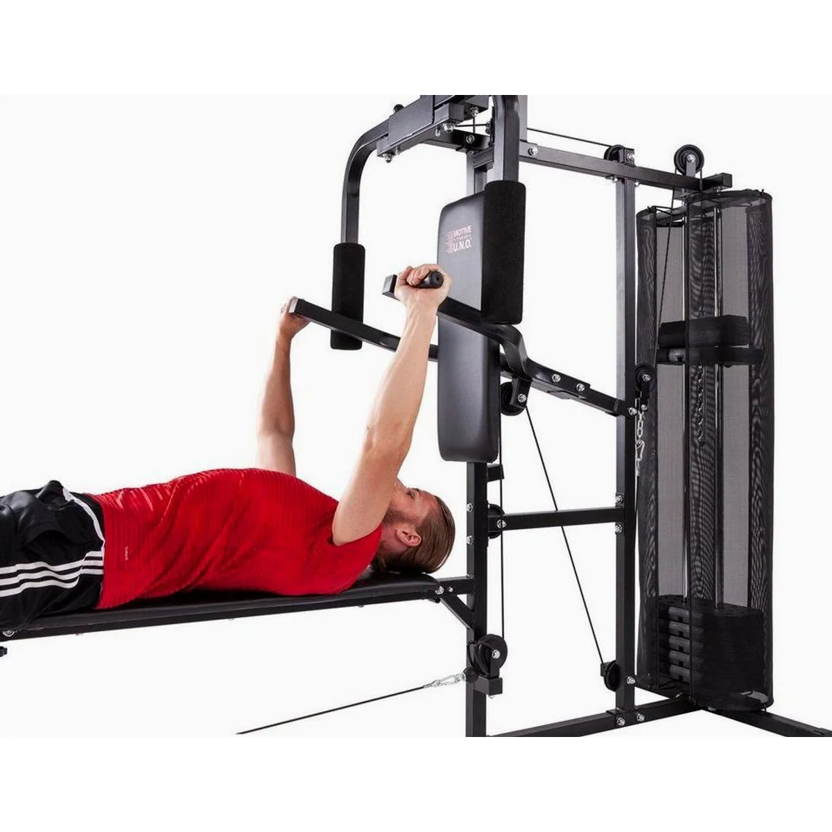 MOTIVE FITNESS Multi-Gym Hercules, platzsparend, vielseitig, max. 125 kg 5