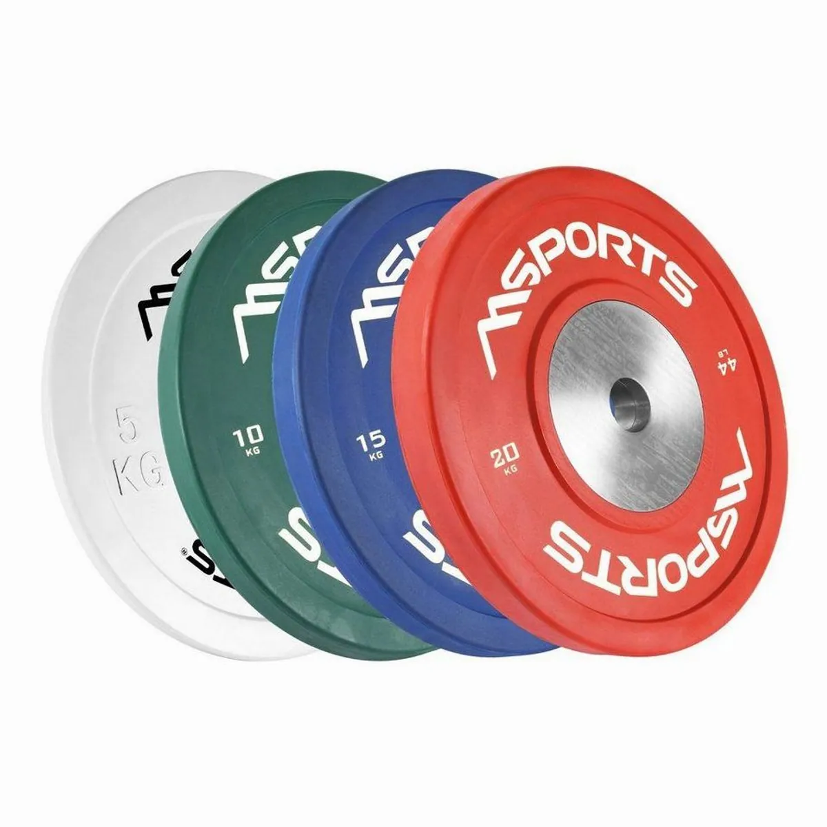 MSports Hantelscheiben Professional, robust, vielseitig, 50mm 2