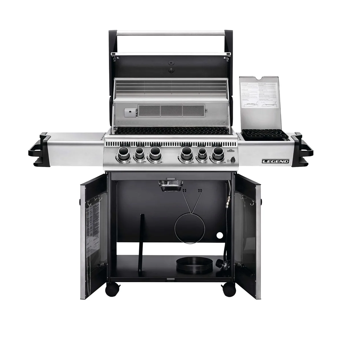 Napoleon Legend 485 Edelstahl Gasgrill, starke Hitze mit Sizzle Zone 3
