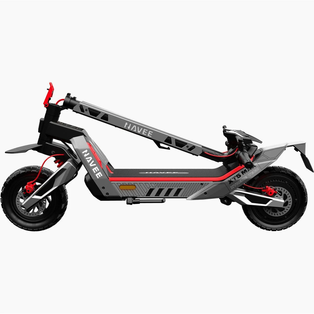 NAVEE XT5 Max E-Scooter, 20 km/h, 500 W Motor, 12" Offroad-Reifen, Bluetooth-Entsperrung 5
