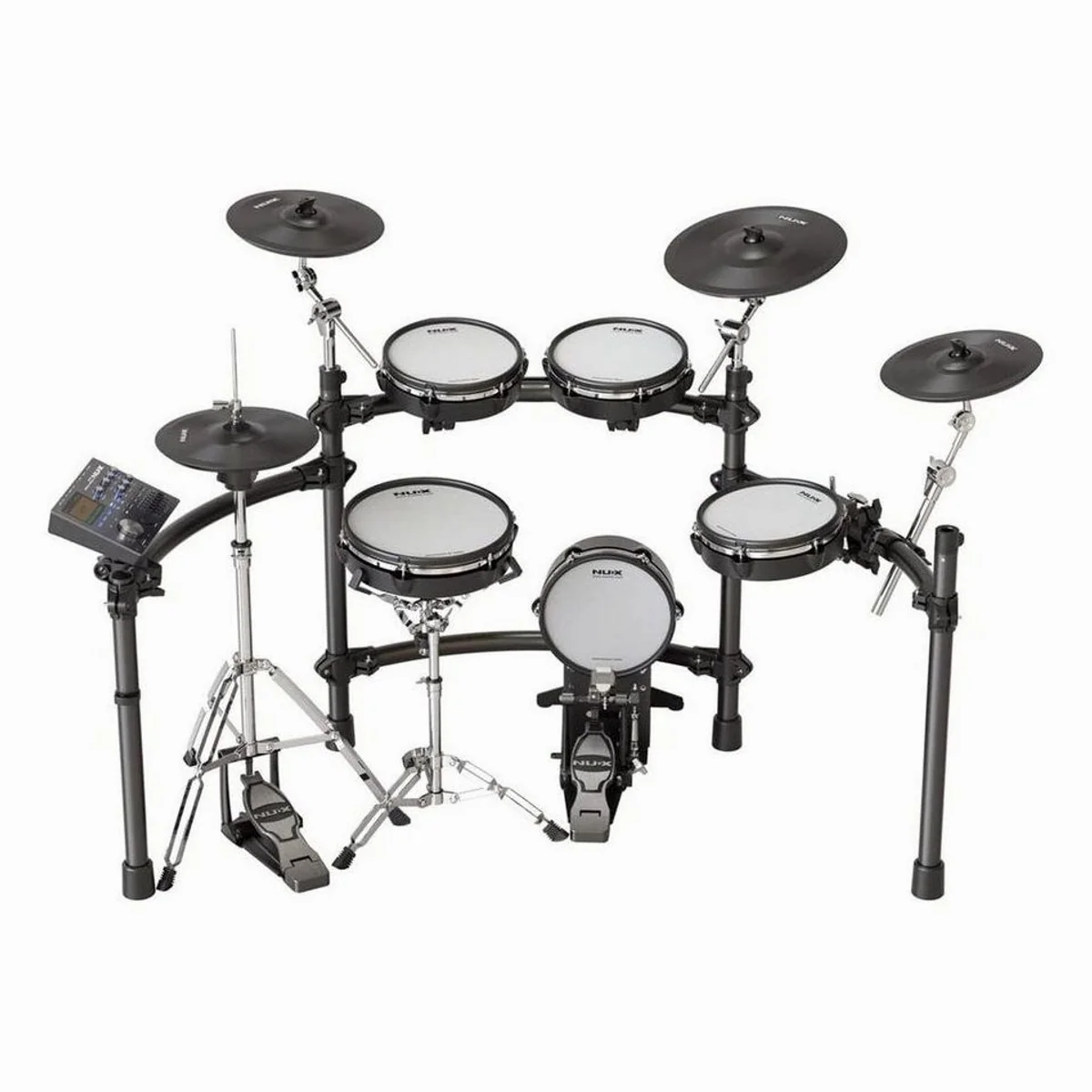 Nux DM-8 E-Drum, 9-teiliges Set, realistisches Spielgefühl, vielseitige Funktionen
