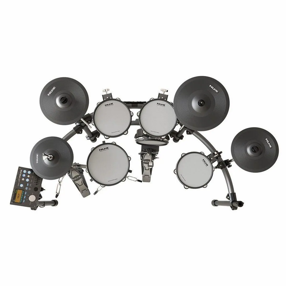 Nux DM-8 E-Drum Set, 30 Drum-Kits, Remo Mesh Heads, inkl. Drumsticks 2