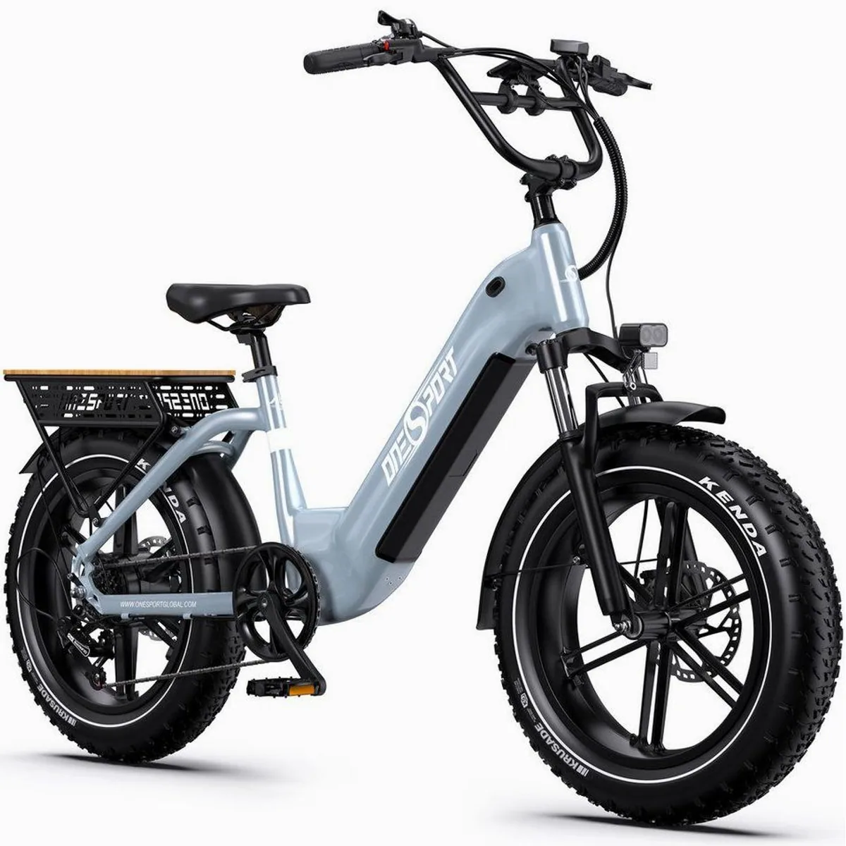 Onesport E-Bike 20 Zoll, 250W Motor, 130 km Reichweite, hydraulische Bremsen