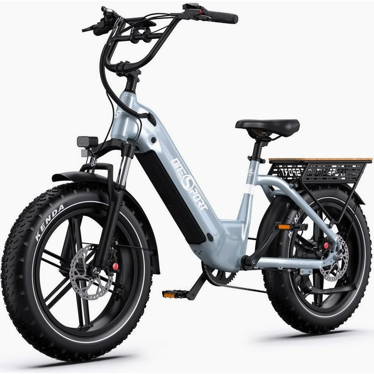 Onesport E-Bike 20 Zoll, 250W Motor, 130 km Reichweite, hydraulische Bremsen 2