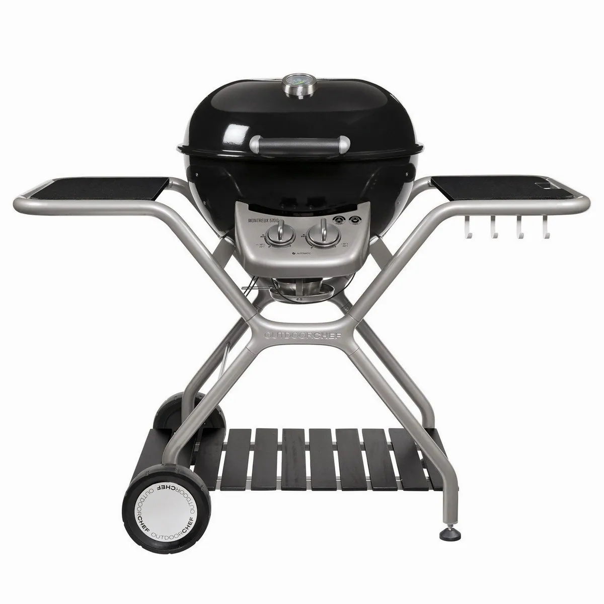 Outdoorchef Montreux 570 G Gasgrill, 2-Ring-Brennersystem, Easy Flip Trichtersystem