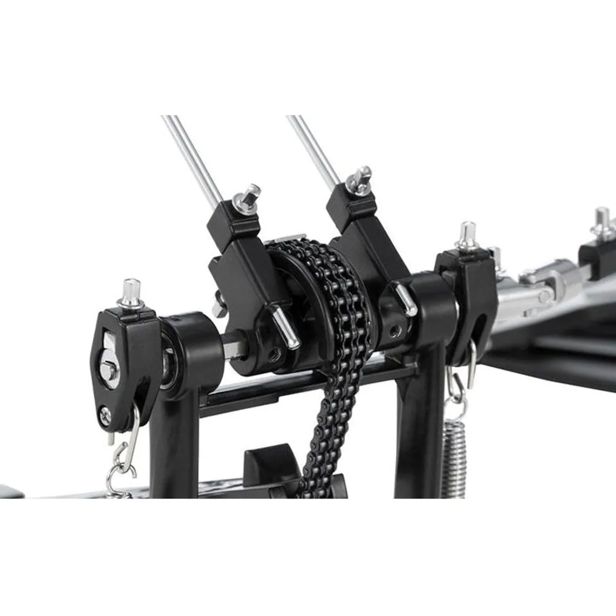 Pearl P-532 Double Bass Drum Pedal, präziser Doppelkettenantrieb, Duo-Beater 4